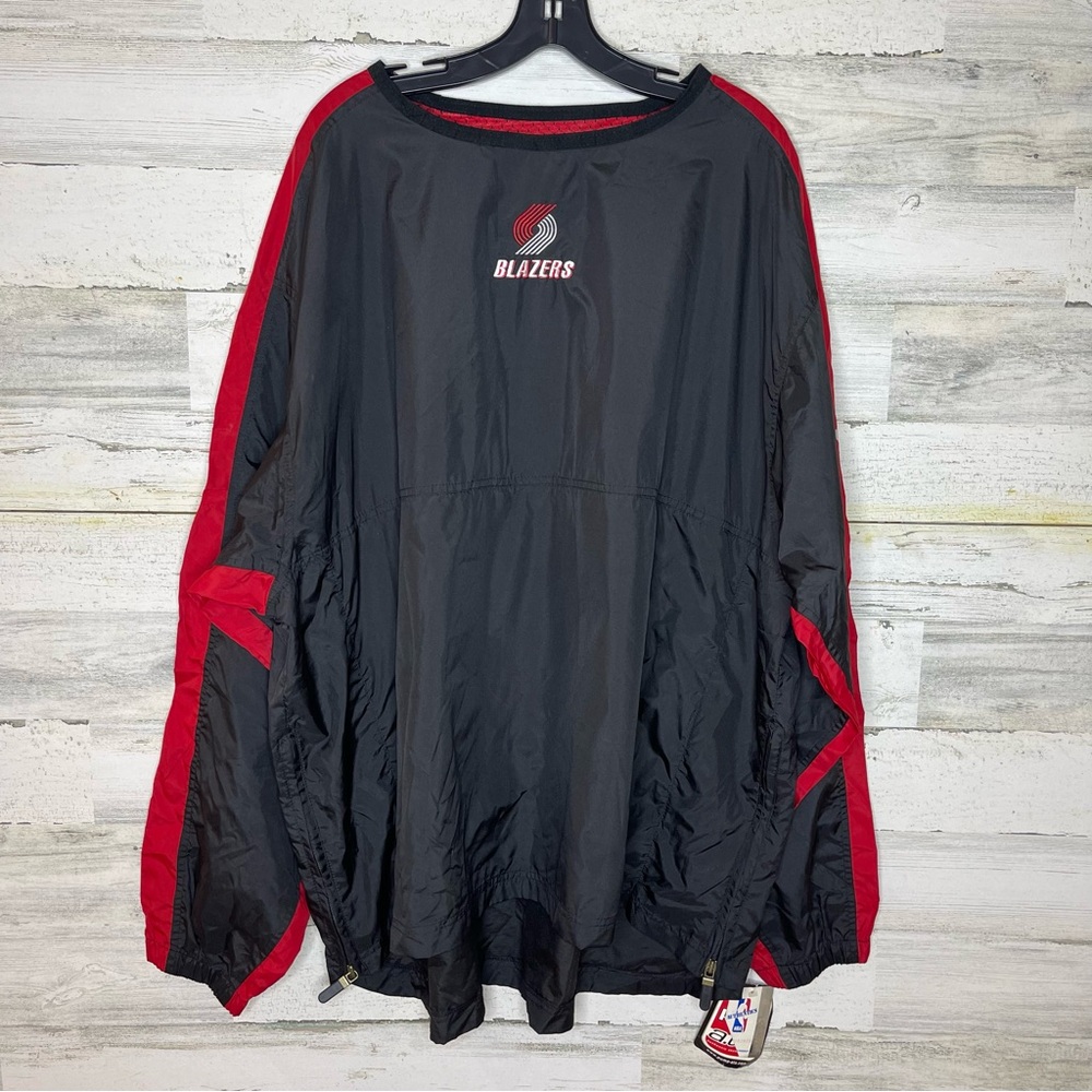 Nike NBA Portland Trail Blazers Pullover Windbreaker Jacket Men’s 2XL New